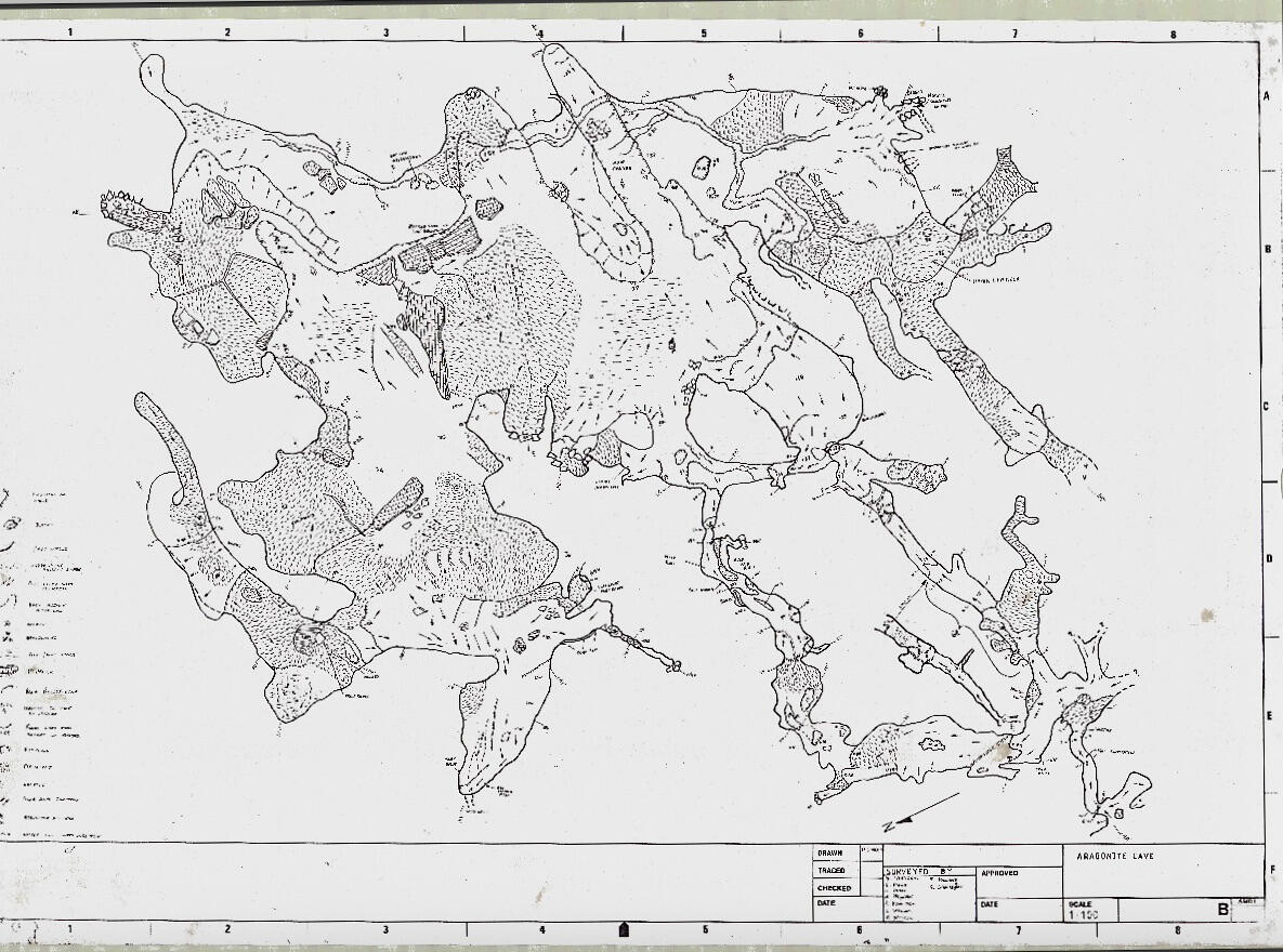 Crystal Cave map
